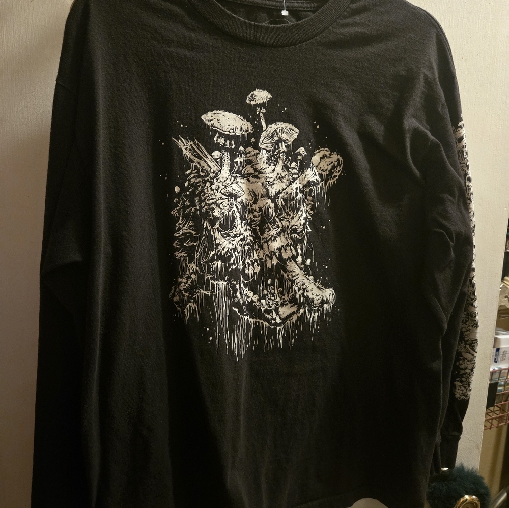 Lurking Class Black Graphic Long Sleeve Shirt